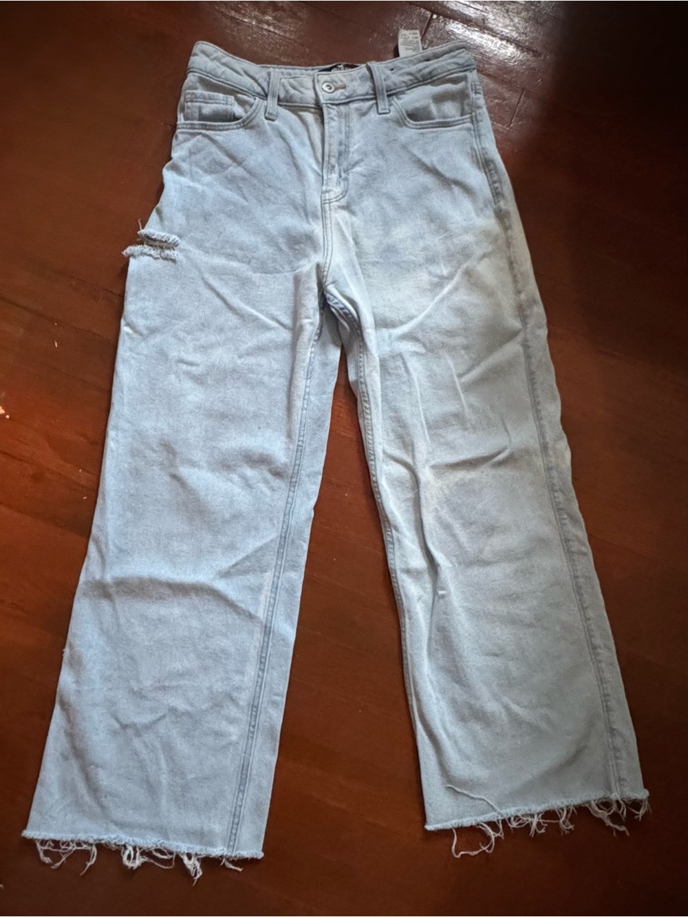 Hollister Light Wash Blue Boyfriend Jeans